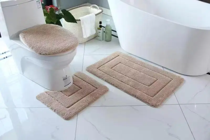 Microfiber bath mats