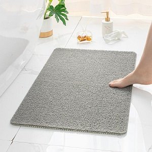 Soft anti slip bath mat