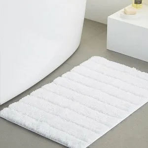 White color bath mats