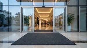Door Mat at Mall Entrance