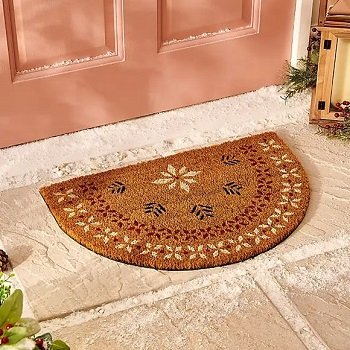 Half moon coir mat