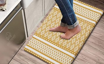 Anti-fatigue kitchen mat for standing