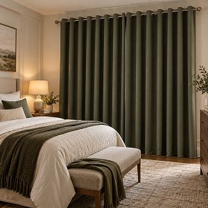 Blackout curtains in Bedroom, Dubai