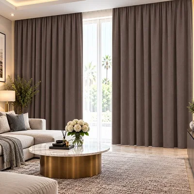Brown Blackout Curtains