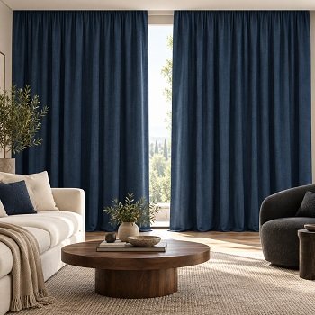 Deep Navy Linen
