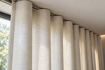 Wave curtains near view